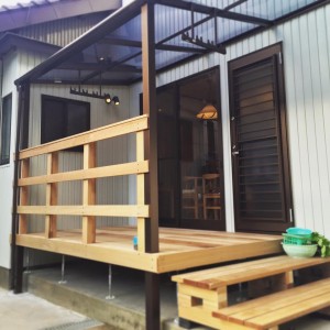 Ｎ邸ウッドデッキ１