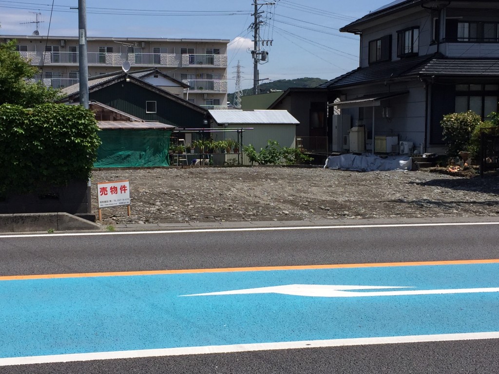 国道沿い島田市中河町売土地!住宅、店舗事務所向き!